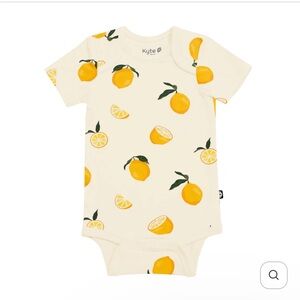 Kyte Baby Bamboo Lemon Bodysuit in 18-24 month sizing